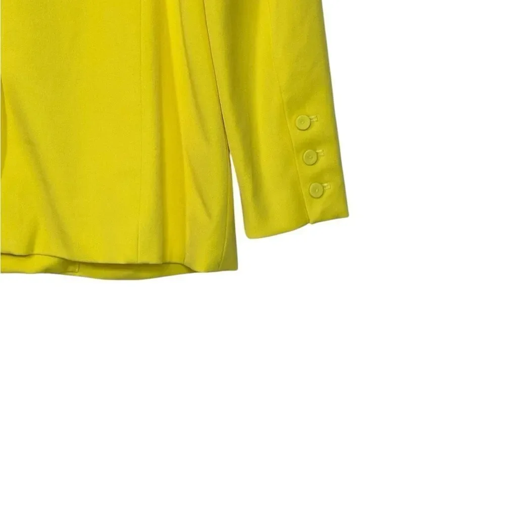 Favorite Daughter Yellow Double Breasted Oversized Blazer | Size S